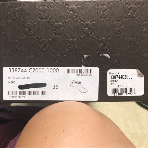 Gucci Bamboo Kid Scamosciato Nero sandals - Picture 6 of 6